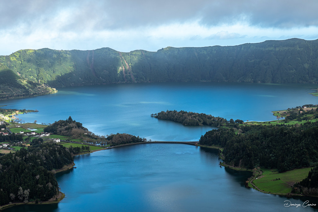 Lago Verde y Azul, Sete Cidades, Açores Island. Portugal