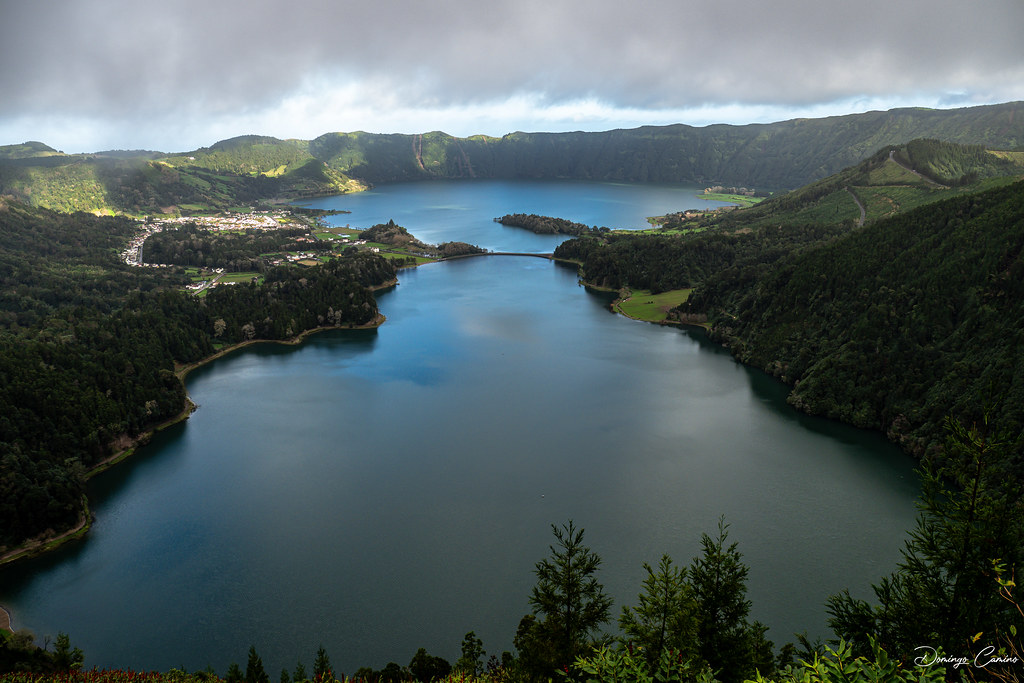 Lago Verde y Azul. Sete Cidades. Islas Azores, Portugal