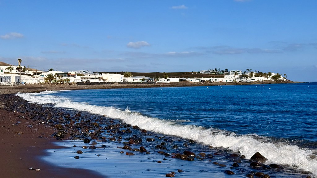 Lanzarote. Playa quemada. Spain.
