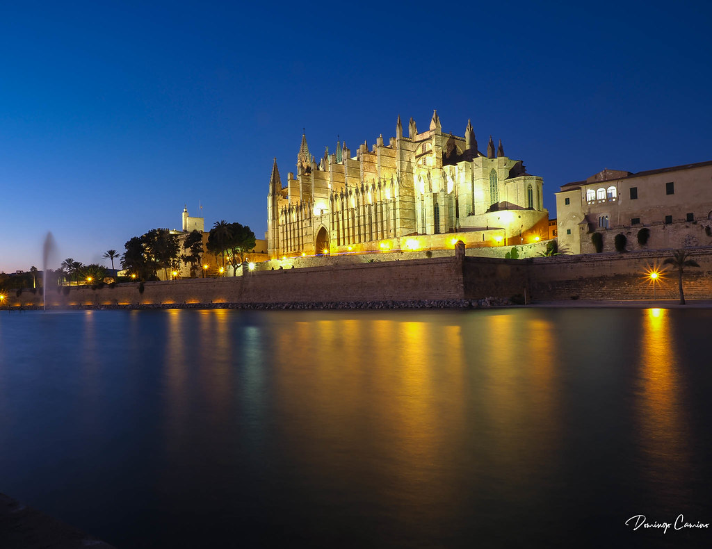 Parc de la Mar, La Seu i el Palau de l'Almudaina.