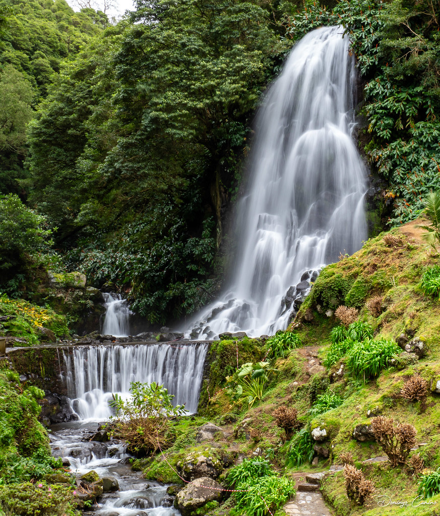 Parque Natural de Ribeira Calderoes, Açores Islands. Portugal