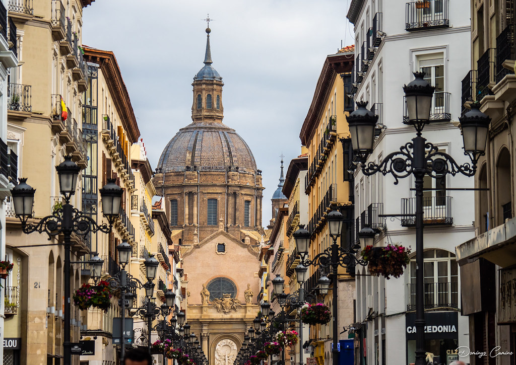 calle Alfonso I, Zaragoza. España.